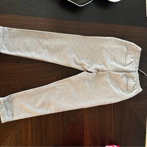 Zara Gray Sweatpants Relaxed Fit Cotton Blend